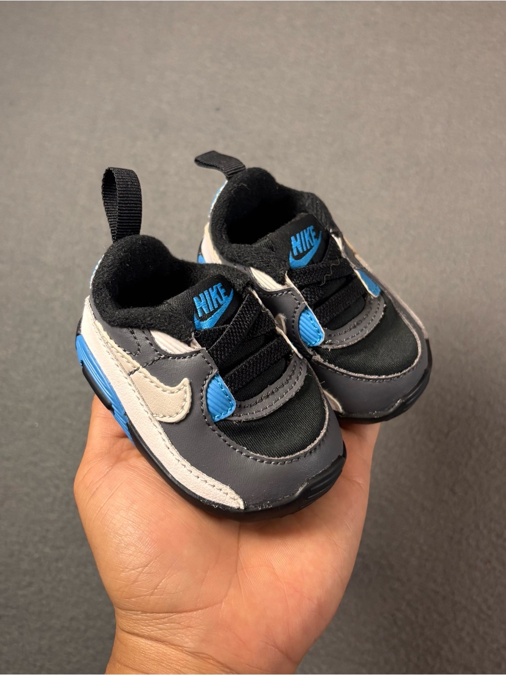 Nike Air Max 90 Crib CB Soft Bottom Baby Bootie Shoes 1C